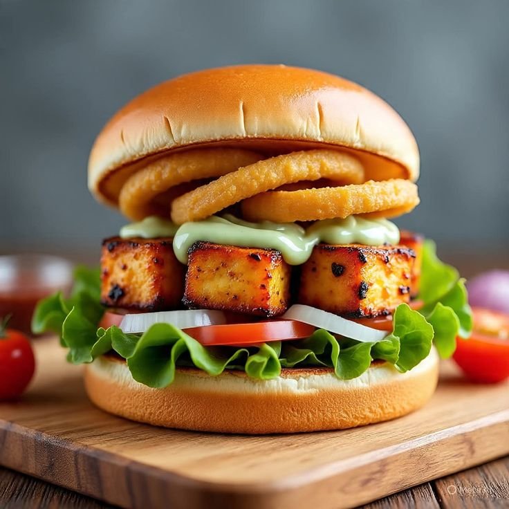 Paneer Loaded Burger